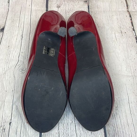 Moda Spana Red High Heel Shoes Size 9M - Picture 5 of 7
